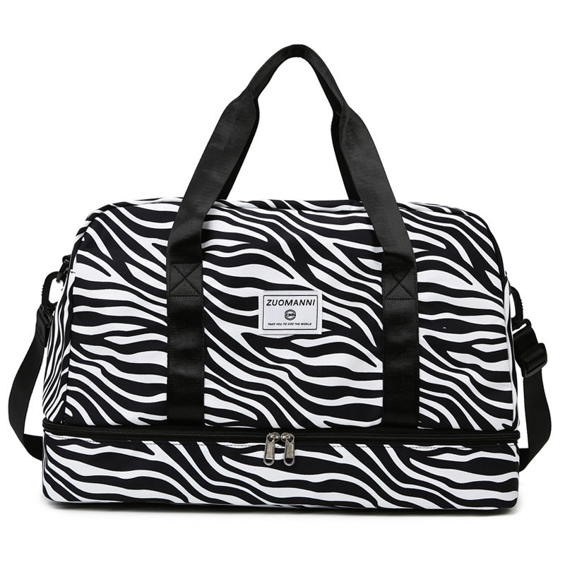 Yoga bag, short trip travel bag, handbag, maternity luggage bag, business travel storage bag, sports training and fitness bag-3