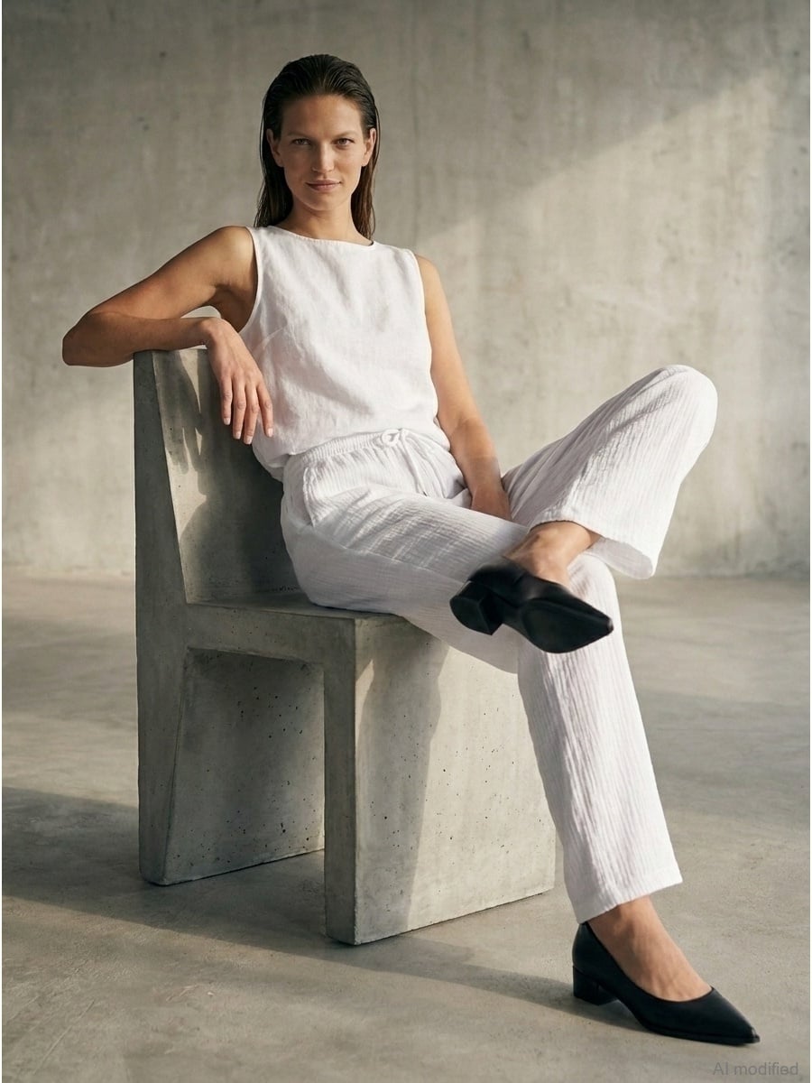 Women's muslin pants-1