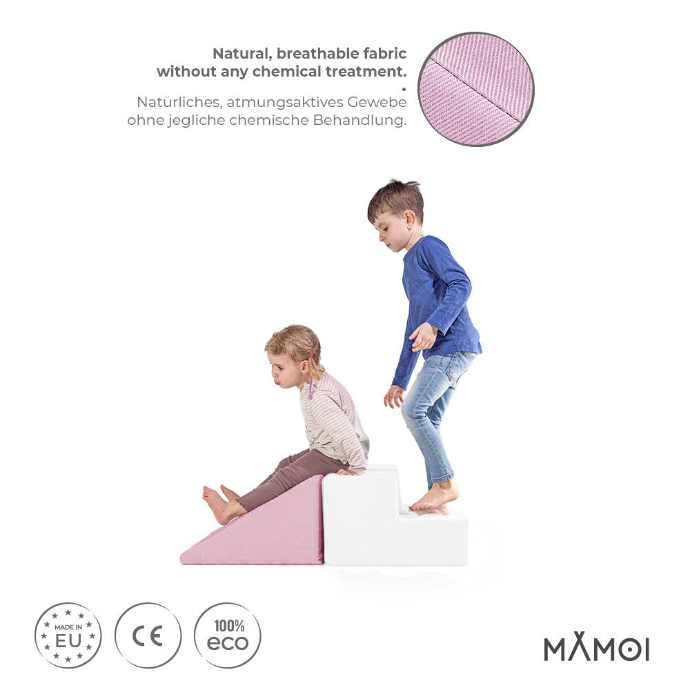 MAMOI® Blocchi schiuma bambini | Moduli morbidi bambini | Scale e scivolo per bambini | Arrampicata bambini | Giochi per attivitã motorie | Made in EU-1