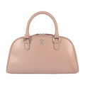 RB1034AU | Borsa Bowling da Donna VIRGINIA in Vera Pelle Saffiano Made in Italy. Colore Cipria-0