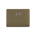 RB1080SAG | Women's Wallet Made in Italy in Genuine Dollar Grain Leather. Olive Green Color. Dimensions (closed): 13 x 9 x 2.5 cm-0