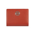 RB1080SAM | Portafogli Donna Made in Italy in Vera Pelle grana Dollaro. Colore Paprika. Dimensioni (da chiuso): cm 13 x 9 x 2,5-0