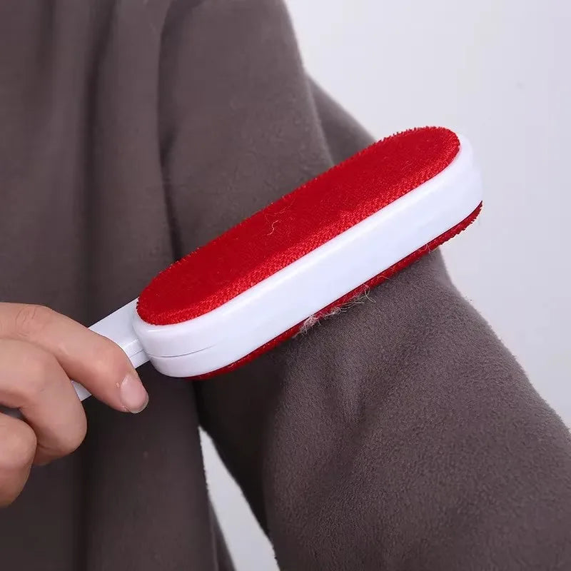Self-cleaning Lint Sticking Roller 2 Sides Dedusting Brush Pet Hair Remover Brush Removing Dog Cat Hair from Sofa Carpet Clothes-0
