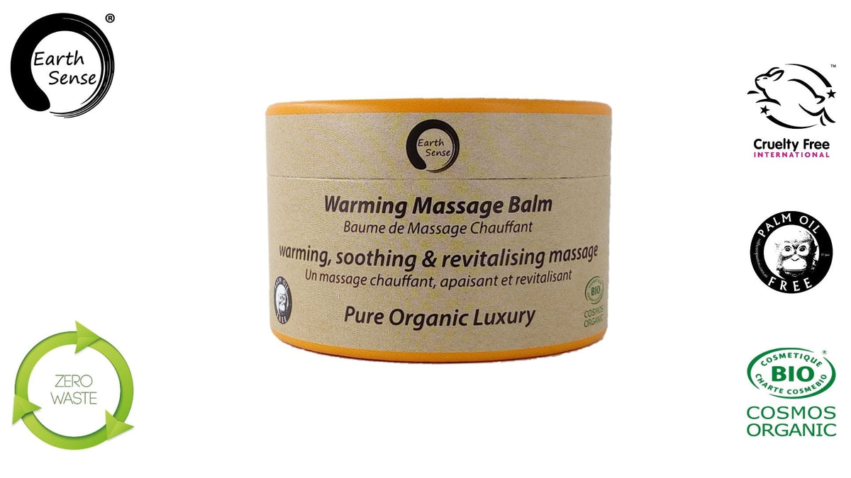Organic Warming Massage Balm 100ml - For Face, hands, arms & whole body - 1 piece-0