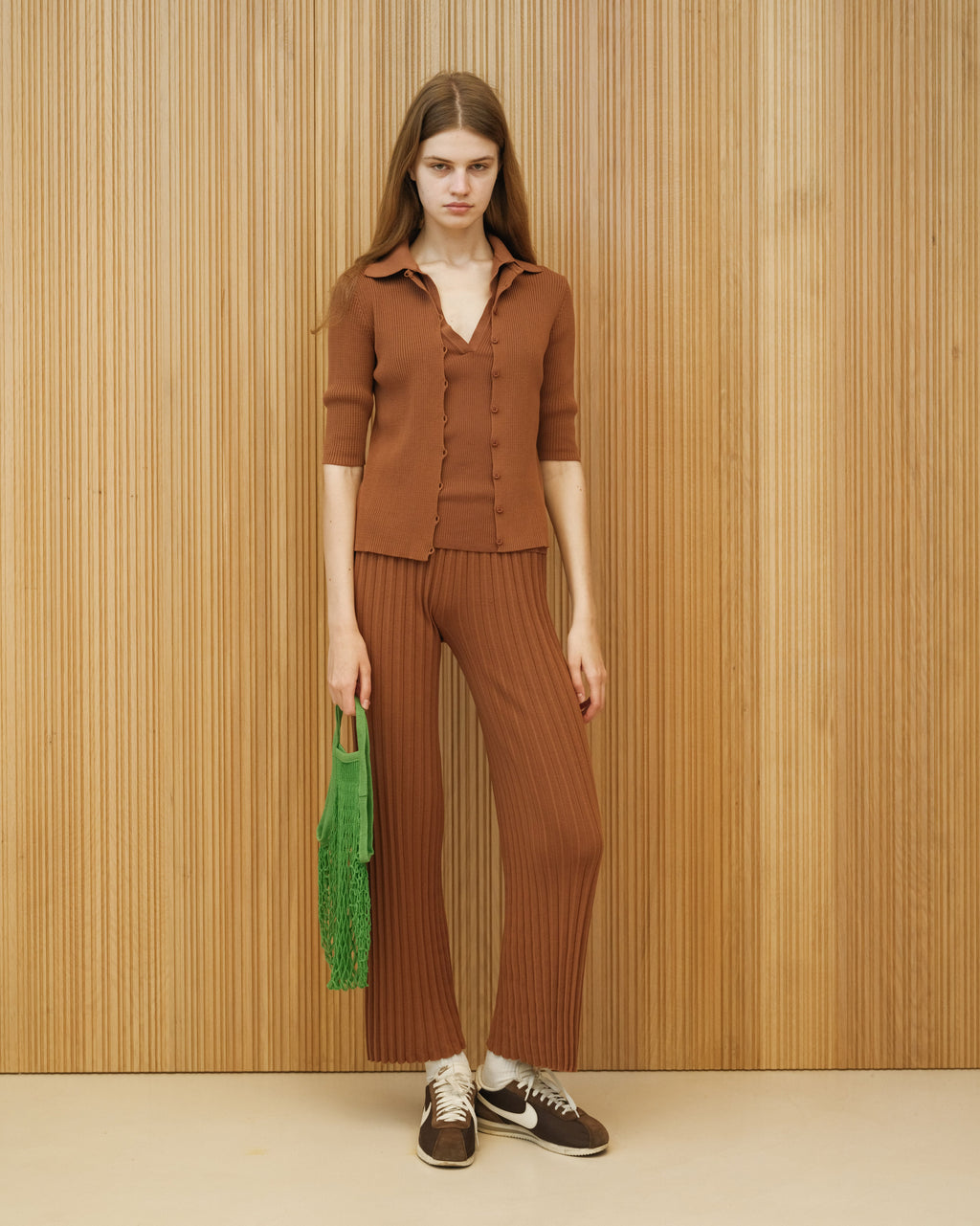 Cotton Ribbed Polo-1