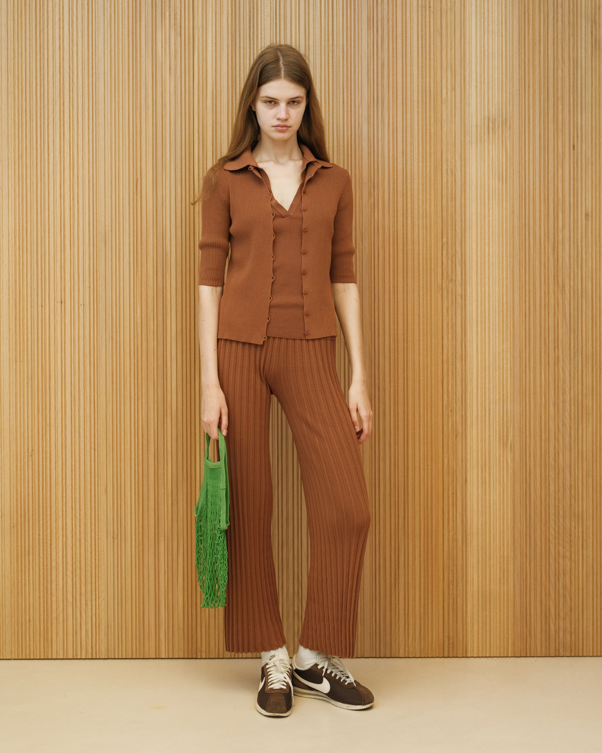 Cotton Ribbed Polo-1