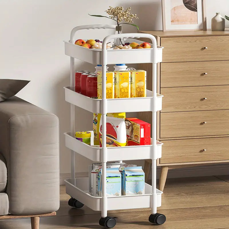 Narrow Gap Organizer: Slim Storage Cabinet for Kitchen or Bathroom-1