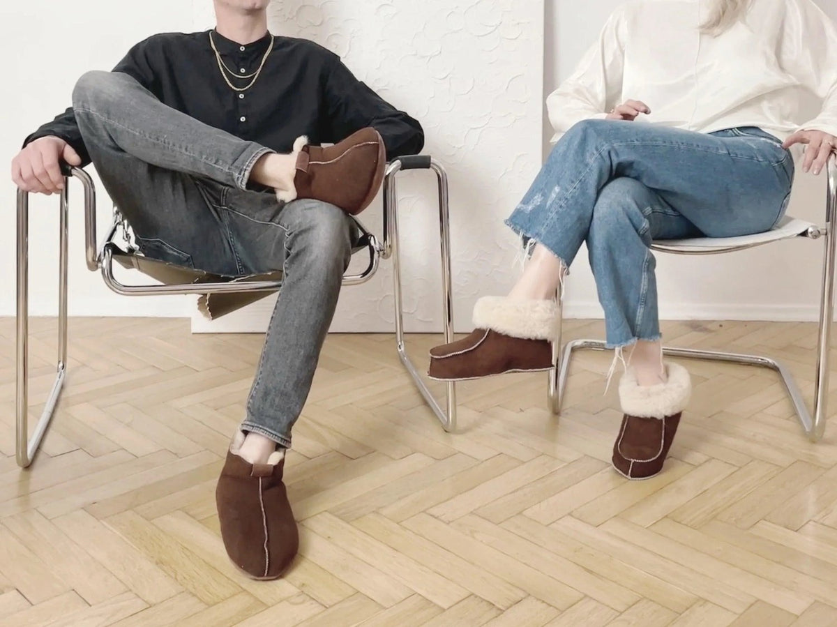 Adult Natural Sheepskin Boots - Brown - Mio NEGOZIO 🌹💐Mellow Concept StoreMellow Concept Store