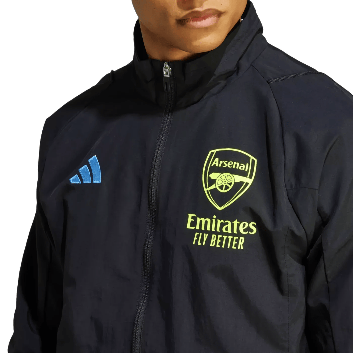 Arsenal FC black presentation Soccer tracksuit 2023/24 - Adidas-4