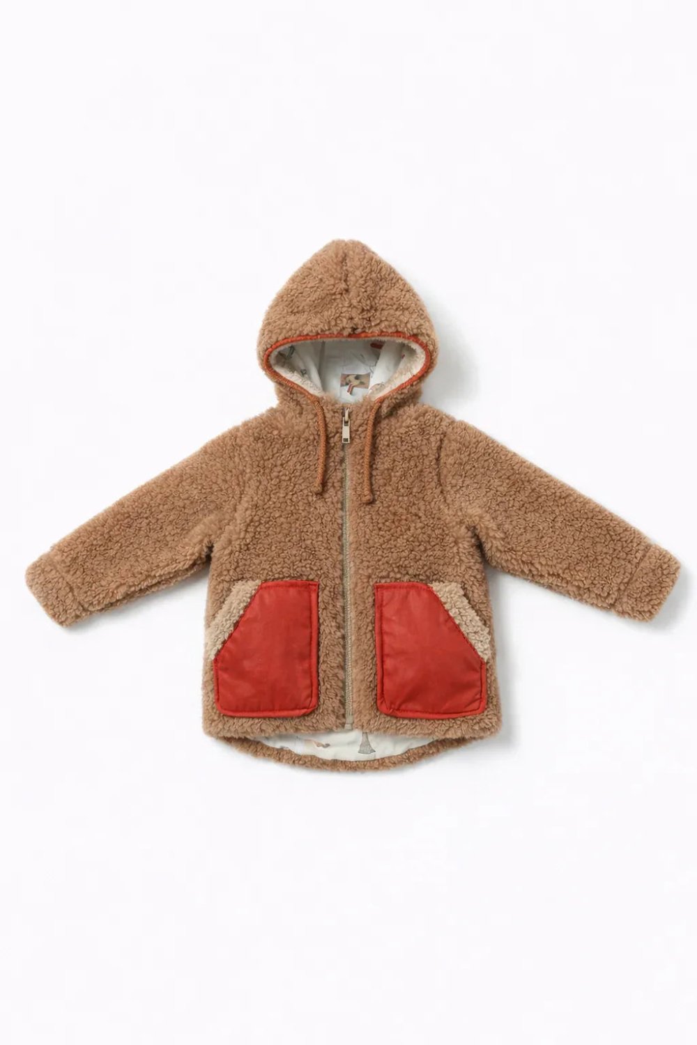 Baby/Kid Jacket in Teddy Wool - Melange Brown - Mio NEGOZIO 🌹💐MellowConceptStoreMellowConceptStore