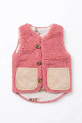 Baby/Kid Virgin Wool Vest - Pink - Mio NEGOZIO 🌹💐MellowConceptStoreMellowConceptStore