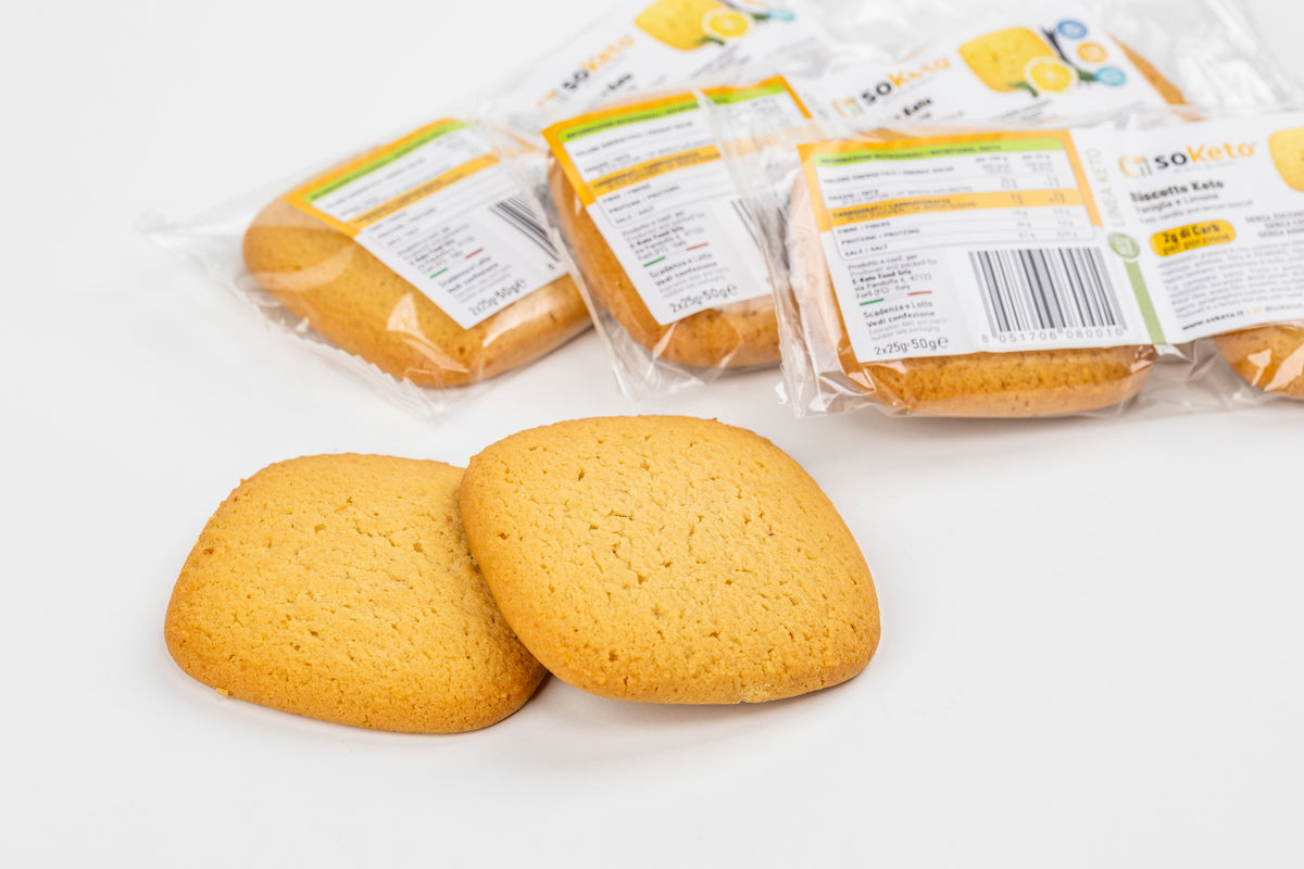 Keto Vanilla and Lemon Cookies