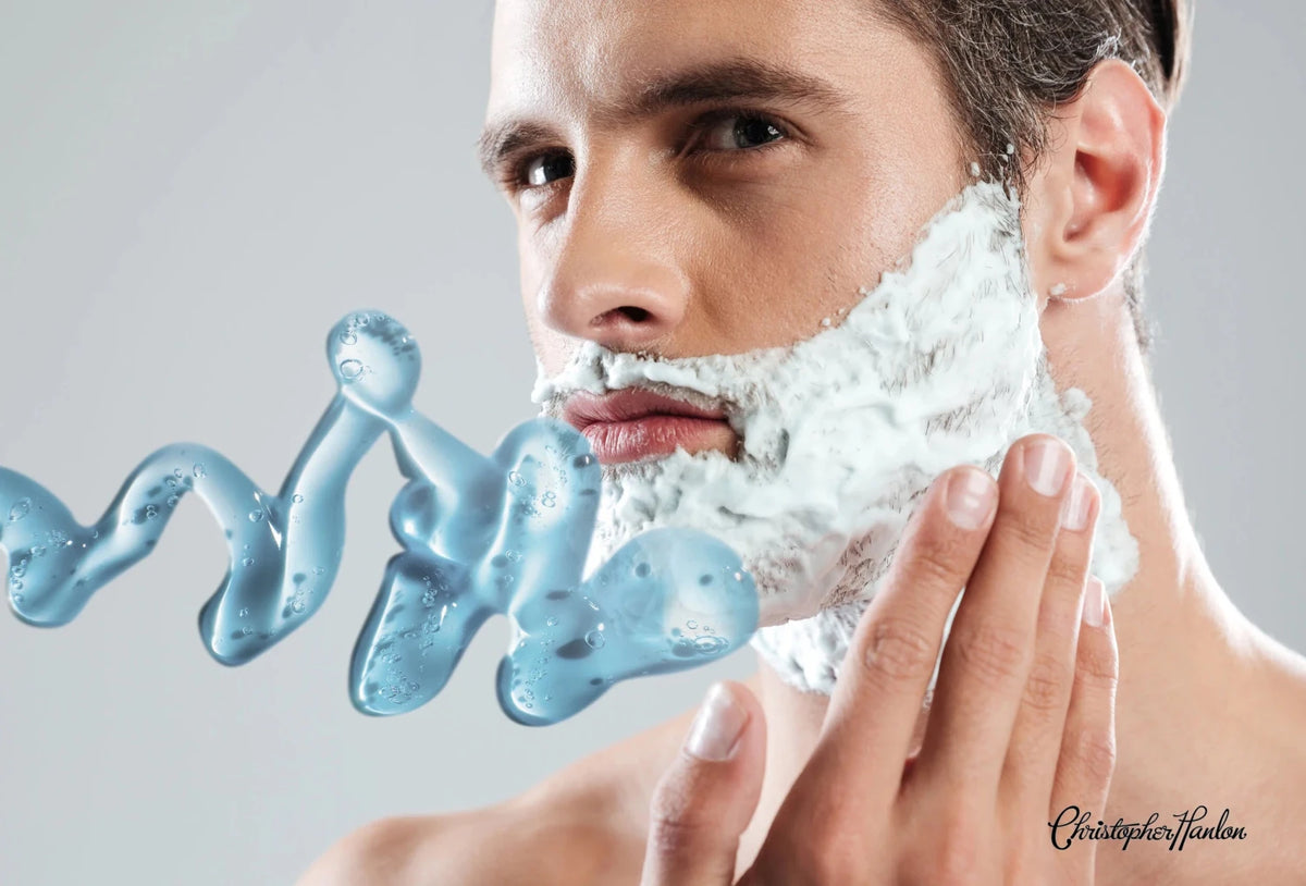BLUE SHAVING POMADE | Light Foam | Rocks Gold + Mint - Mio NEGOZIO 🌹💐CHRISTOPHER HANLON®CHRISTOPHER HANLON®