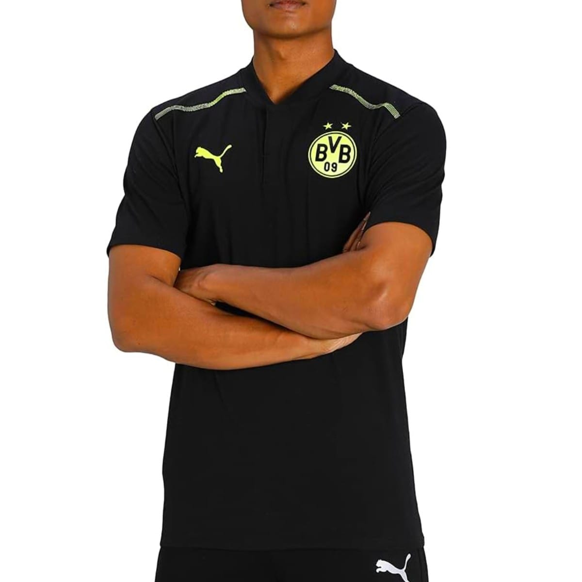 BVB Borussia Dortmund casual presentation polo shirt 2022 - Puma-1