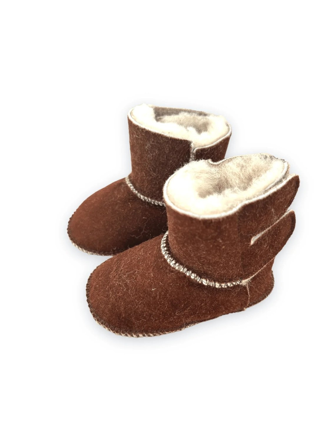 Brown Baby Natural Sheepskin Boots - Mio NEGOZIO 🌹💐MellowConceptStoreMellowConceptStore