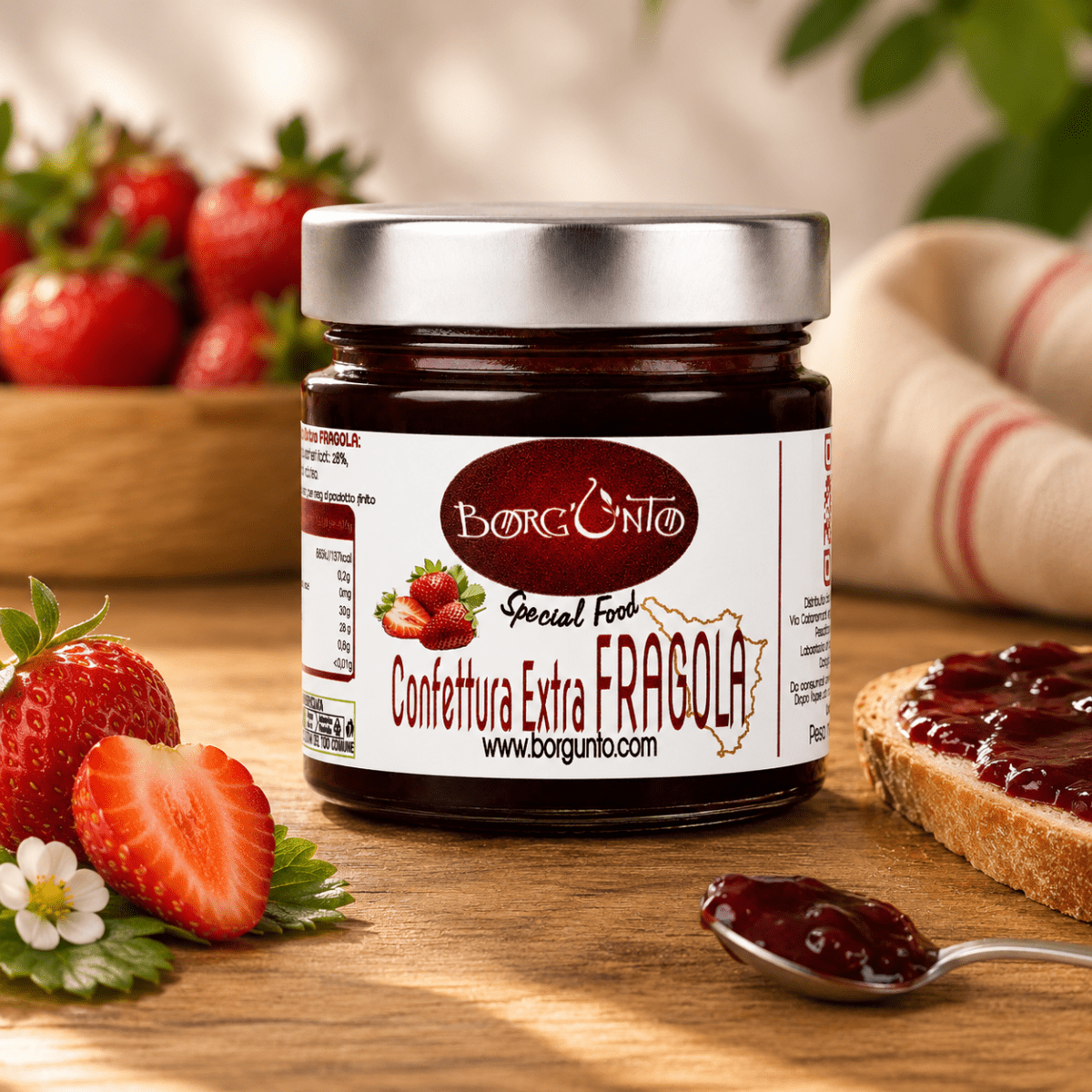 Confettura di Fragola Special Fruit – Borgunto-3