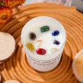Natural Crystal Stone Aromatherapy Candle Soy Wax Smokeless Candles Gift Box Christmas Hand Gift-5