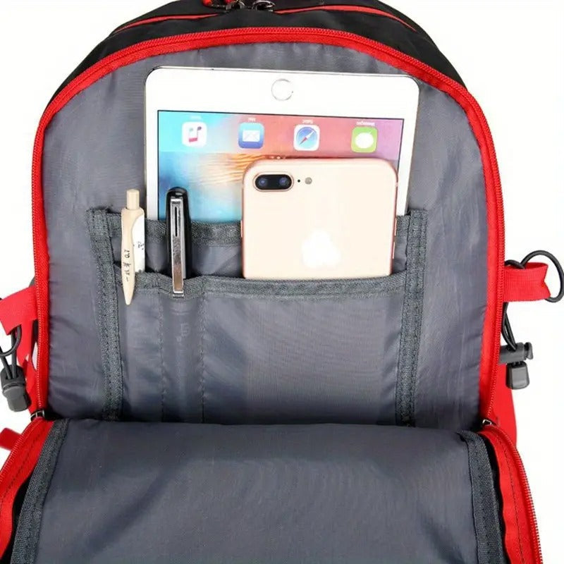 Climbing Backpack Hard Shell Nylon with Utility Pocket-2