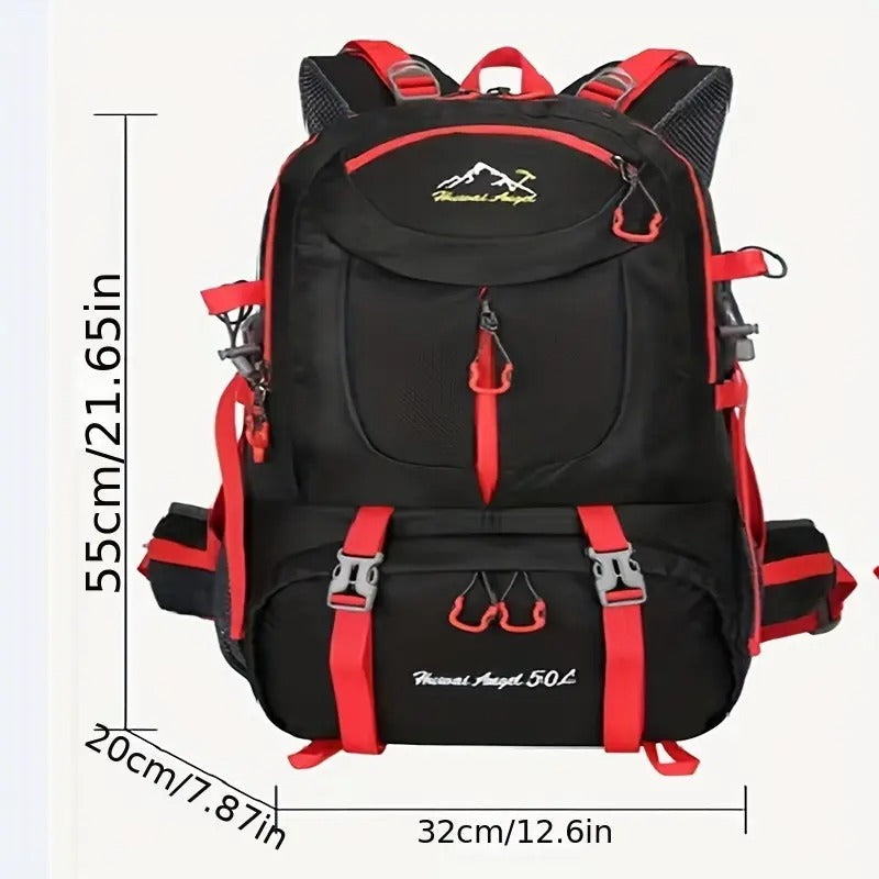 Climbing Backpack Hard Shell Nylon with Utility Pocket-4