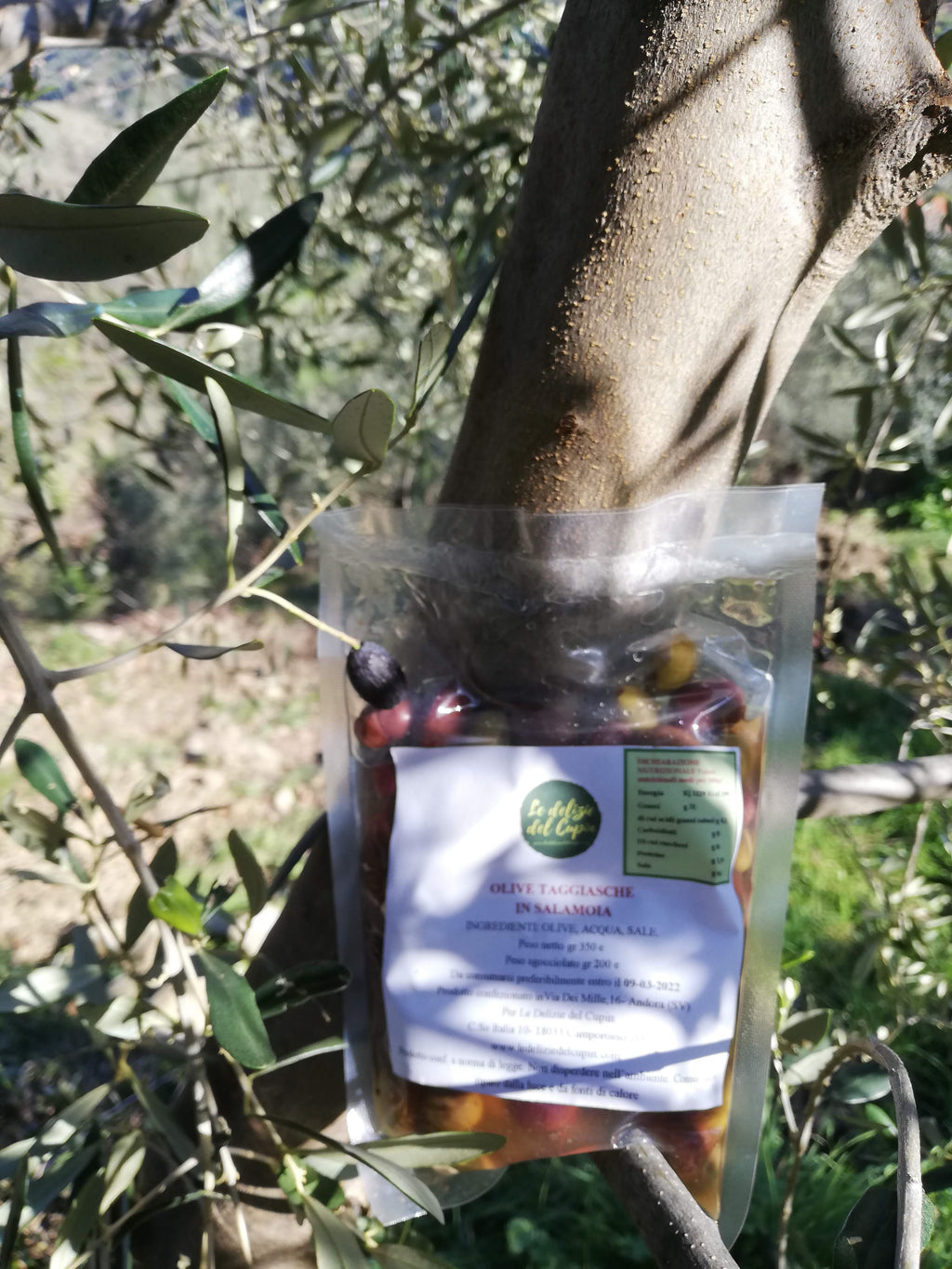 Olive 100% Taggiasche in Salamoia 180gr-3