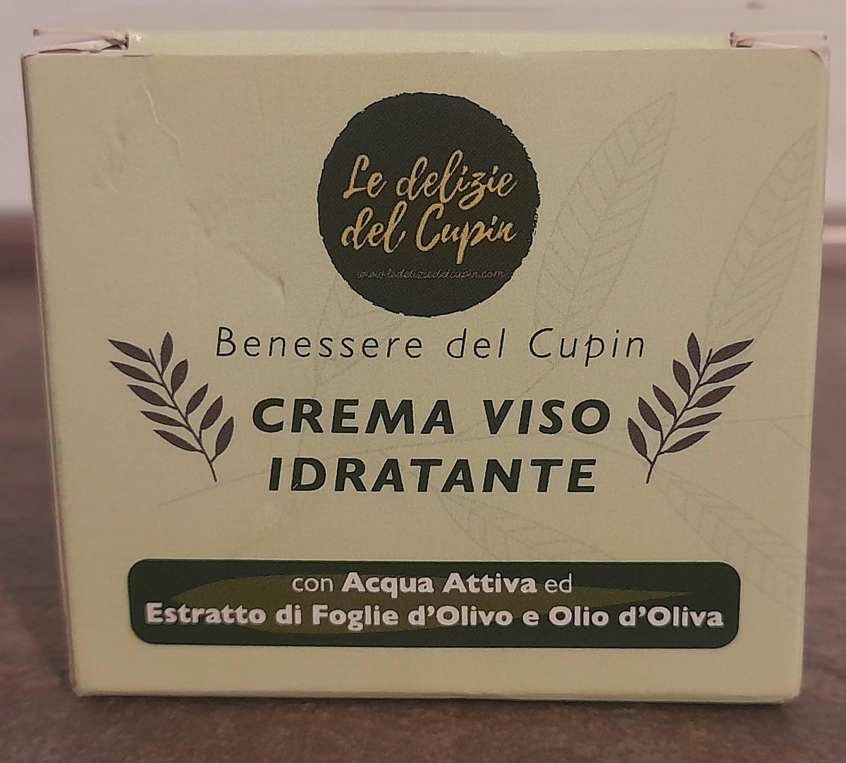 Crema viso idratante alle foglie di ulivo 50ml-0