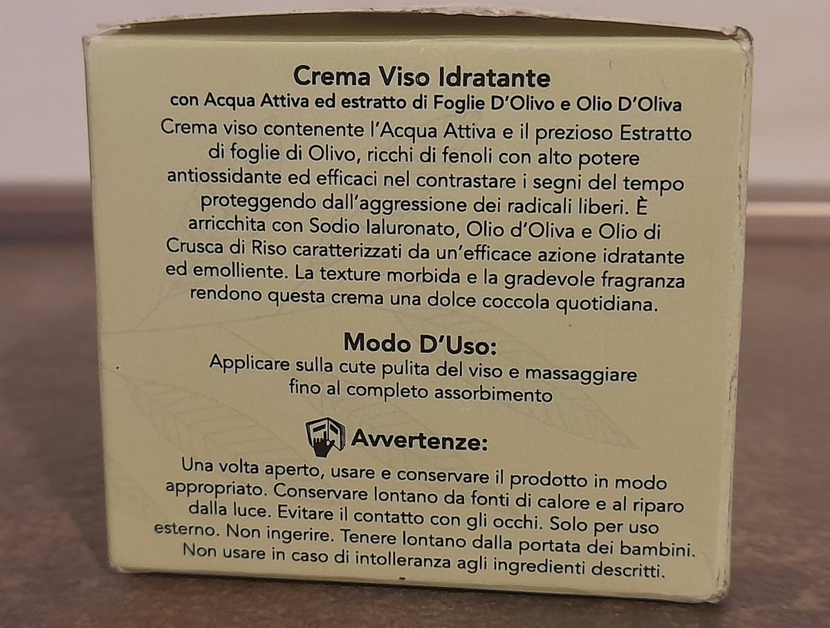 Crema viso idratante alle foglie di ulivo 50ml-2