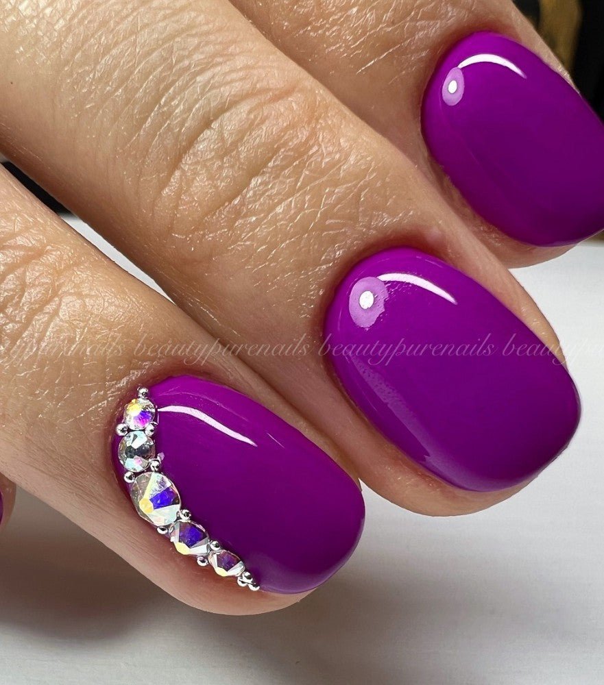 Gel Polish – Neon Purple – DN154 – 4ml – HEMA Free - Mio NEGOZIO 🌹💐Diamond NailsDiamond Nails