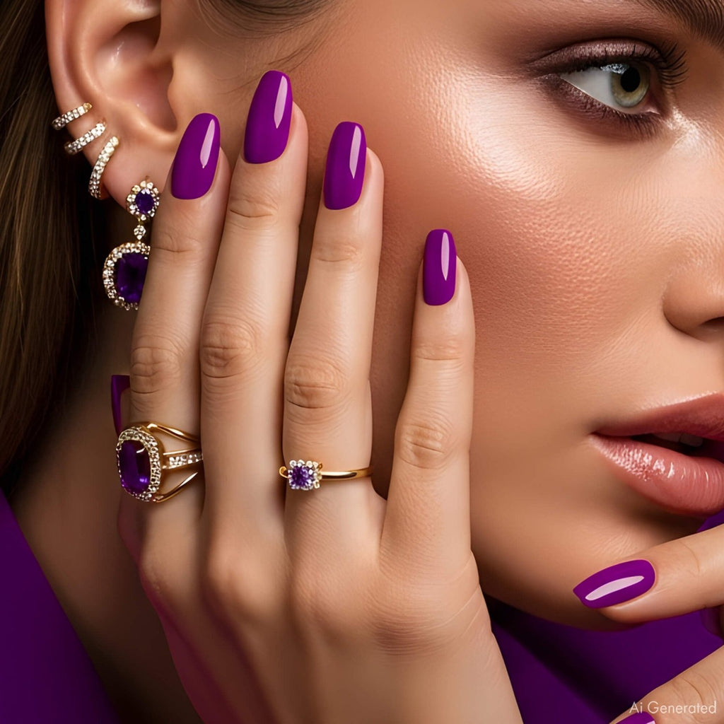 Gel Polish – Neon Purple – DN154 – 4ml – HEMA Free - Mio NEGOZIO 🌹💐Diamond NailsDiamond Nails