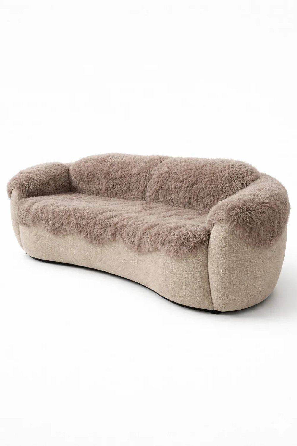 Genuine Beige Sheepskin Couch Cover for Dogs — Natural Sofa Protector (Plastic-Free) - Mio NEGOZIO 🌹💐MellowConceptStoreMellowConceptStore