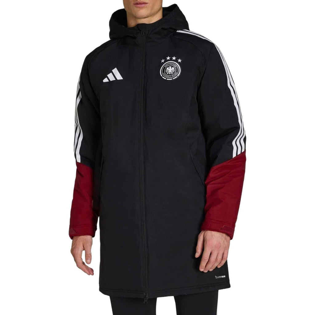 Germany black training bench parka jacket 2026/27 - Adidas - Mio NEGOZIO 🌹💐SoccerTracksuits.comSoccerTracksuits.com
