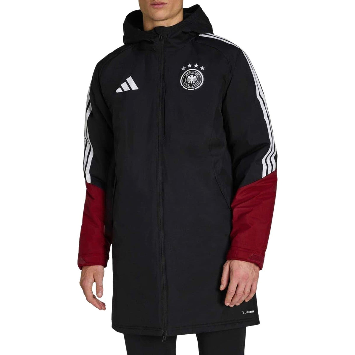 Germany black training bench parka jacket 2026/27 - Adidas - Mio NEGOZIO 🌹💐SoccerTracksuits.comSoccerTracksuits.com