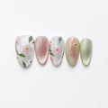 Jasmine Peach 3D Press-On Nails-0