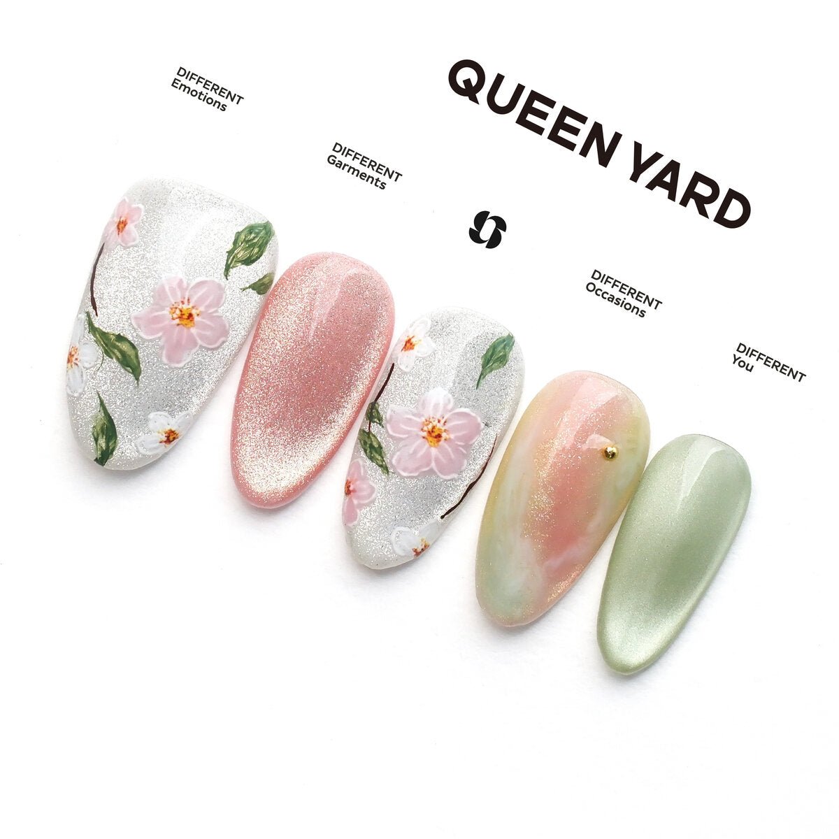 Jasmine Peach 3D Press-On Nails-1