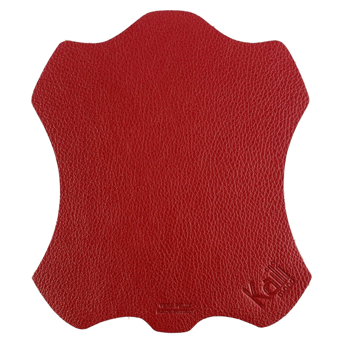 K0001VB | Tappetino per Mouse Made in Italy in Vera Pelle pieno fiore, grana dollaro - Colore Rosso - Dimensioni: cm 20 x 23 - Confezione: Sacchetto tubolare Tnt - Mio NEGOZIO 🌹💐Kaili moodKaili mood