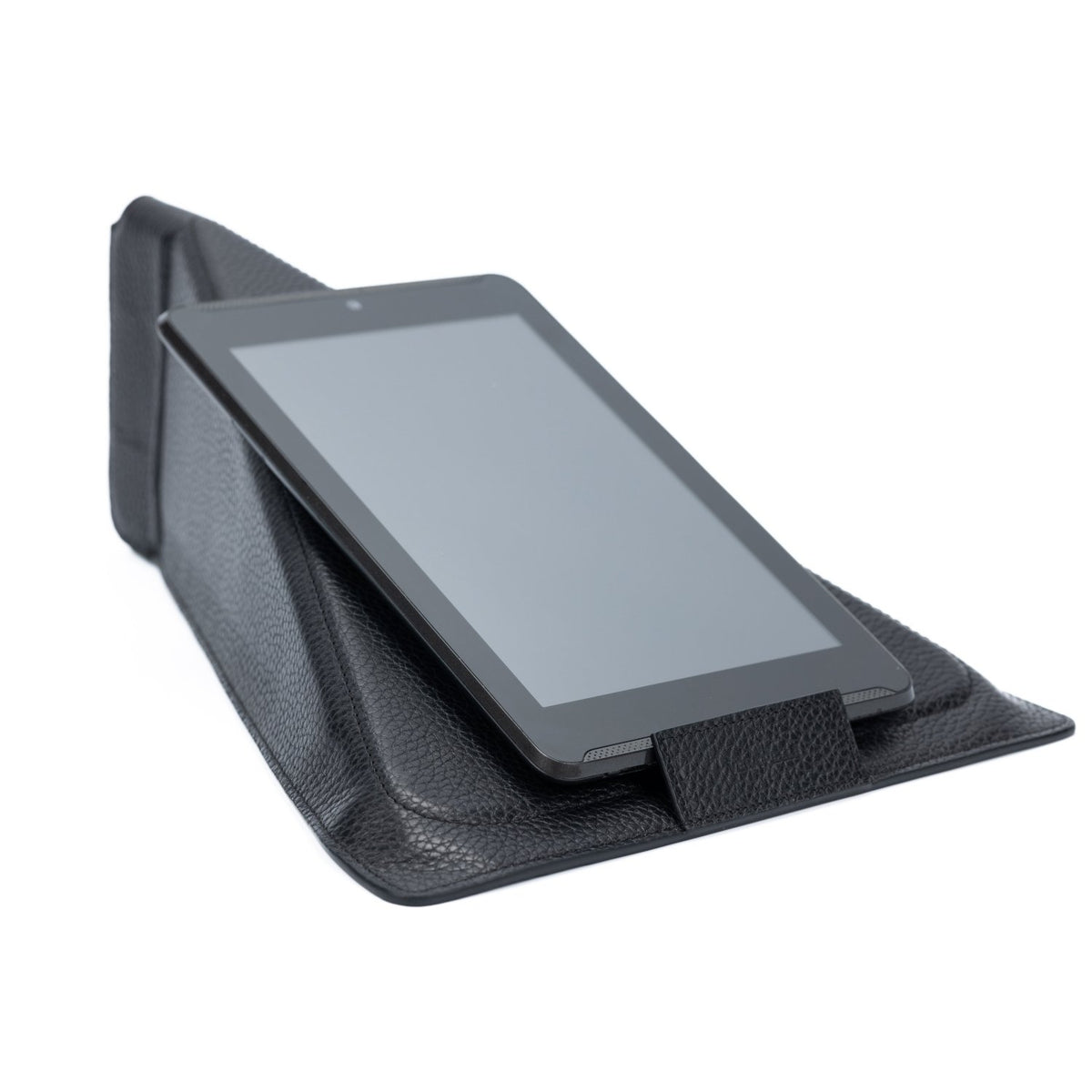 K0031AB | Genuine Leather, full grain, dollar grain Modular Tablet Case/Support. Black color. Closure with magnets. Dimensions: 22 x 31 cm. Packaging: Tnt bag. - Mio NEGOZIO 🌹💐Kaili moodKaili mood