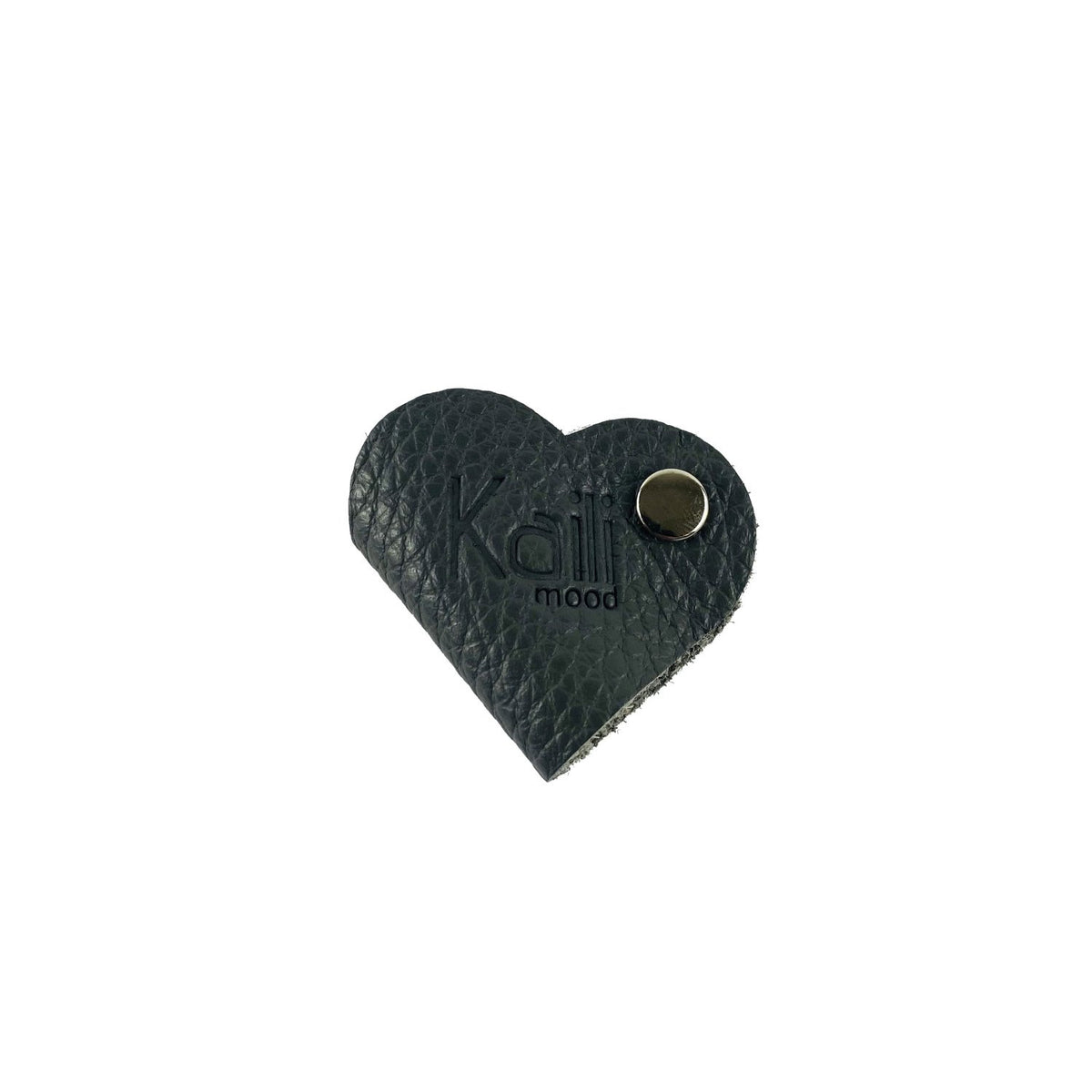 K0039FB | Avvolgicavo Cuore Made in Italy in Vera Pelle pieno fiore, grana dollaro - Colore Grigio - Dimensioni: cm 5 x 8 x 0,5 - Confezione: Gift Box rigido fondo/coperchio - Mio NEGOZIO 🌹💐Kaili moodKaili mood
