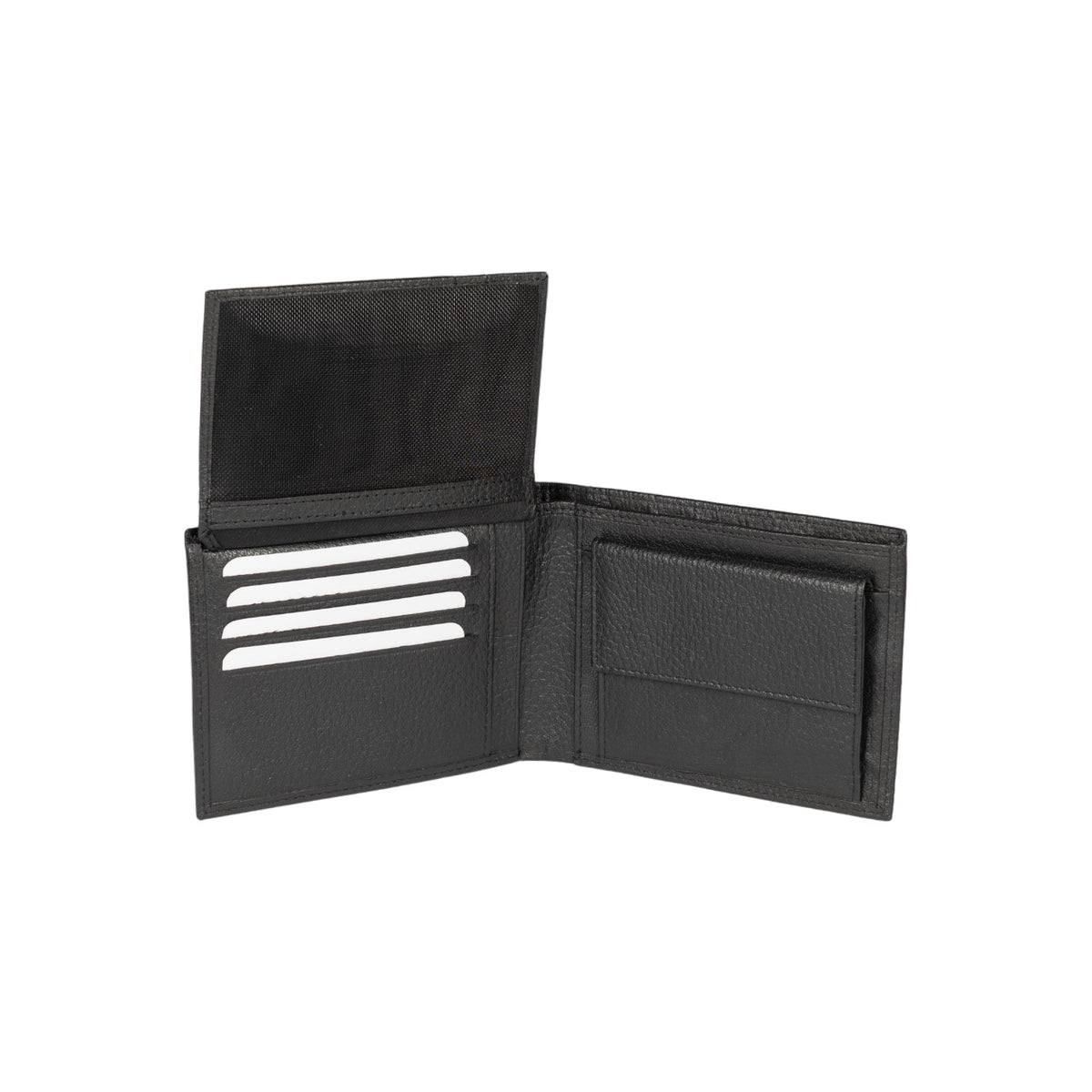 K10304AB | Portafogli Uomo in Vera Pelle pieno fiore, grana dollaro. Colore Nero. Tasca p/monete. Dimensioni da chiuso: cm 12,5 x 9,3 x 1. Confezione: Gift Box rigido fondo/coperchio - Mio NEGOZIO 🌹💐Kaili moodKaili mood