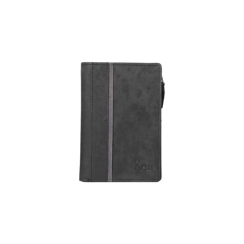 K12234AF | Women's wallet in genuine full-grain leather, Naked. Black color. RFID protection. Size when closed: 9.5 x 14 x 3 cm. Packaging: gift box bottom/cover - Mio NEGOZIO 🌹💐Kaili moodKaili mood