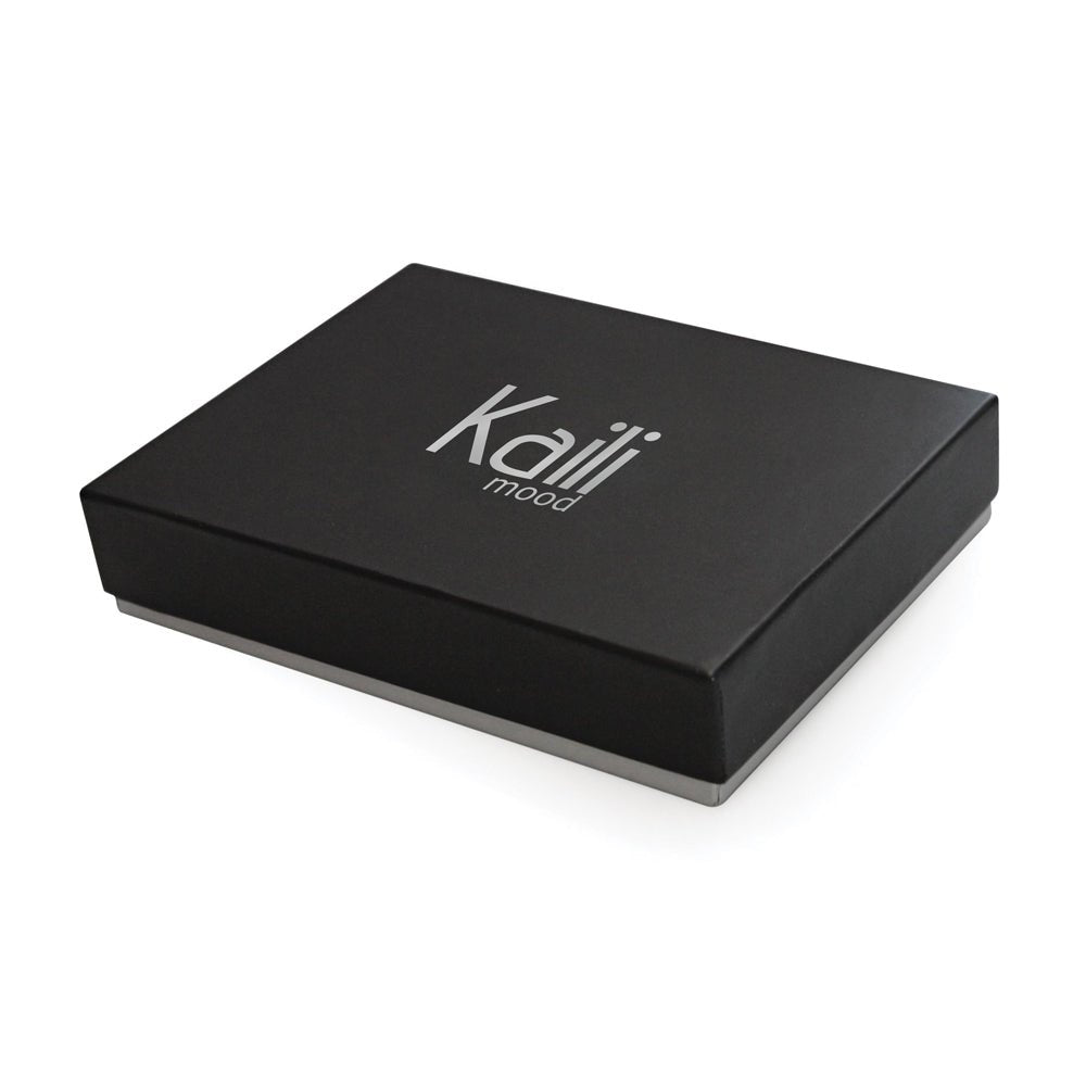 K12234AF | Women's wallet in genuine full-grain leather, Naked. Black color. RFID protection. Size when closed: 9.5 x 14 x 3 cm. Packaging: gift box bottom/cover - Mio NEGOZIO 🌹💐Kaili moodKaili mood