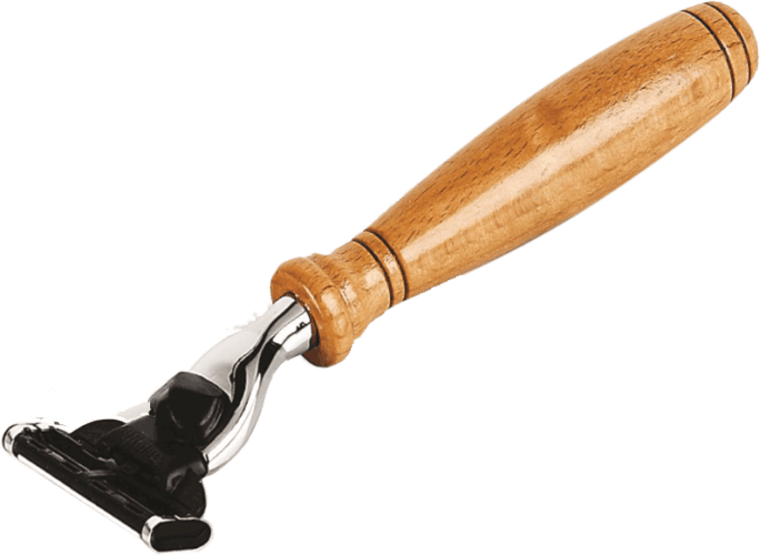Mach III Razor with Beech Wood Handle - Mio NEGOZIO 🌹💐Col ConkCol Conk