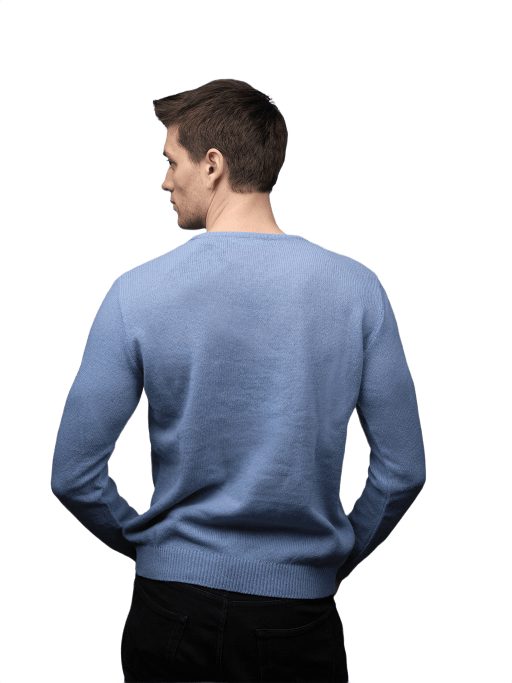 Maglia Uomo Lana Merino Girocollo Sopravissana - Filiera Corta-4