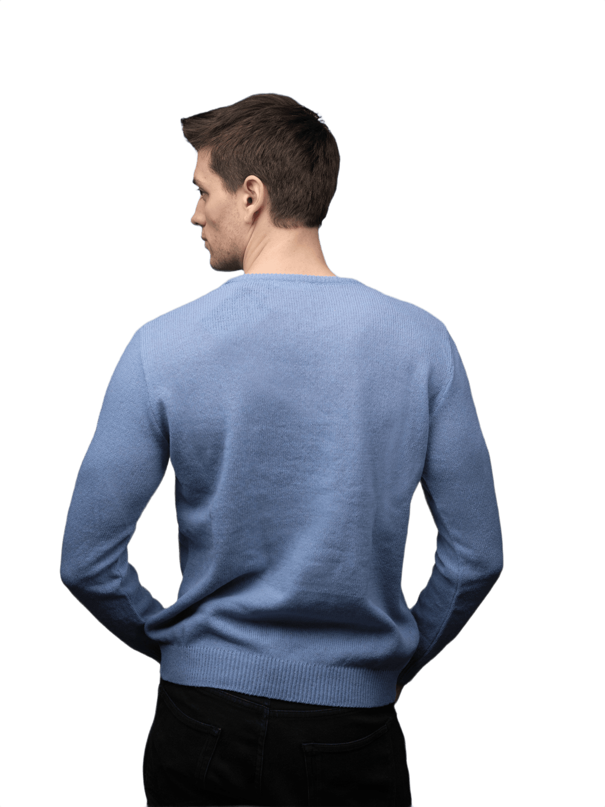 Maglia Uomo Lana Merino Girocollo Sopravissana - Filiera Corta-4