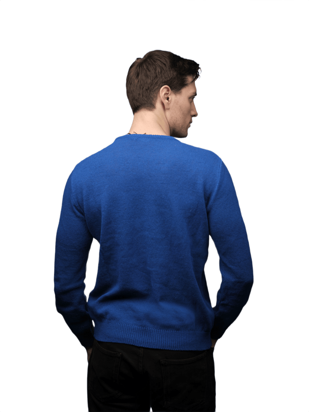 Maglia Uomo Lana Merino Girocollo Sopravissana - Filiera Corta-2