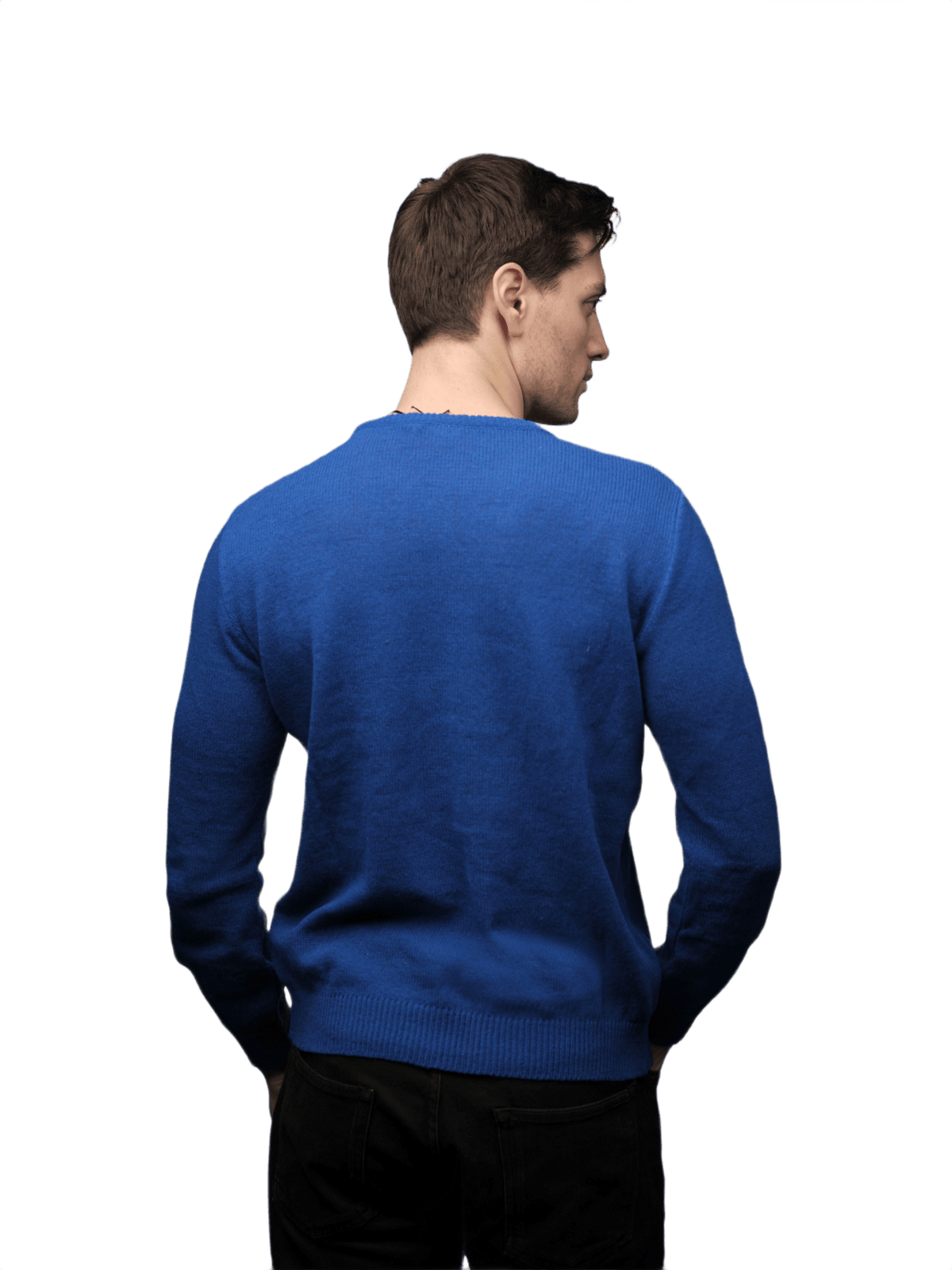Maglia Uomo Lana Merino Girocollo Sopravissana - Filiera Corta-2