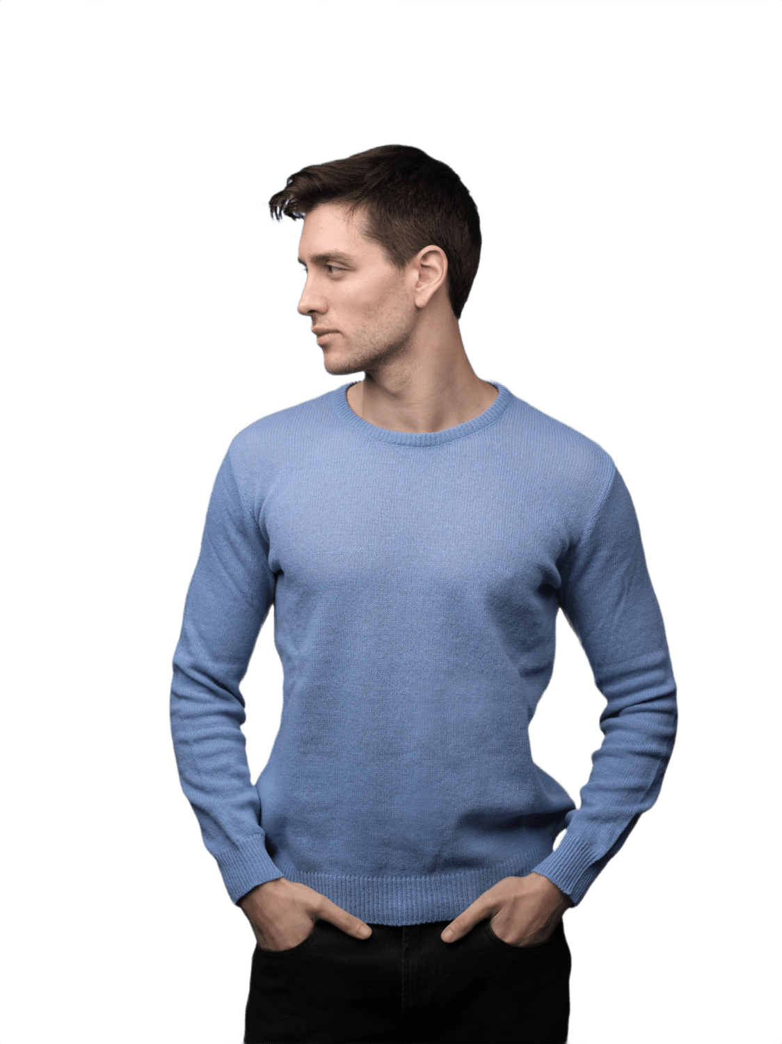 Maglia Uomo Lana Merino Girocollo Sopravissana - Filiera Corta - Mio NEGOZIO 🌹💐LanaioliLanaioli