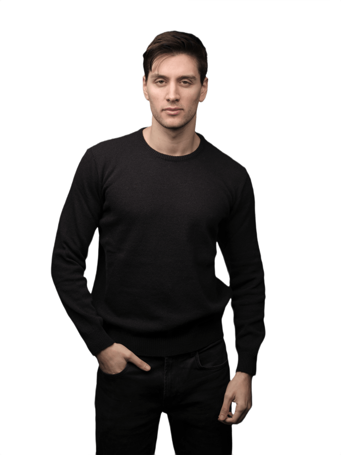 Maglia Uomo Lana Merino Girocollo Sopravissana - Filiera Corta - Mio NEGOZIO 🌹💐LanaioliLanaioli