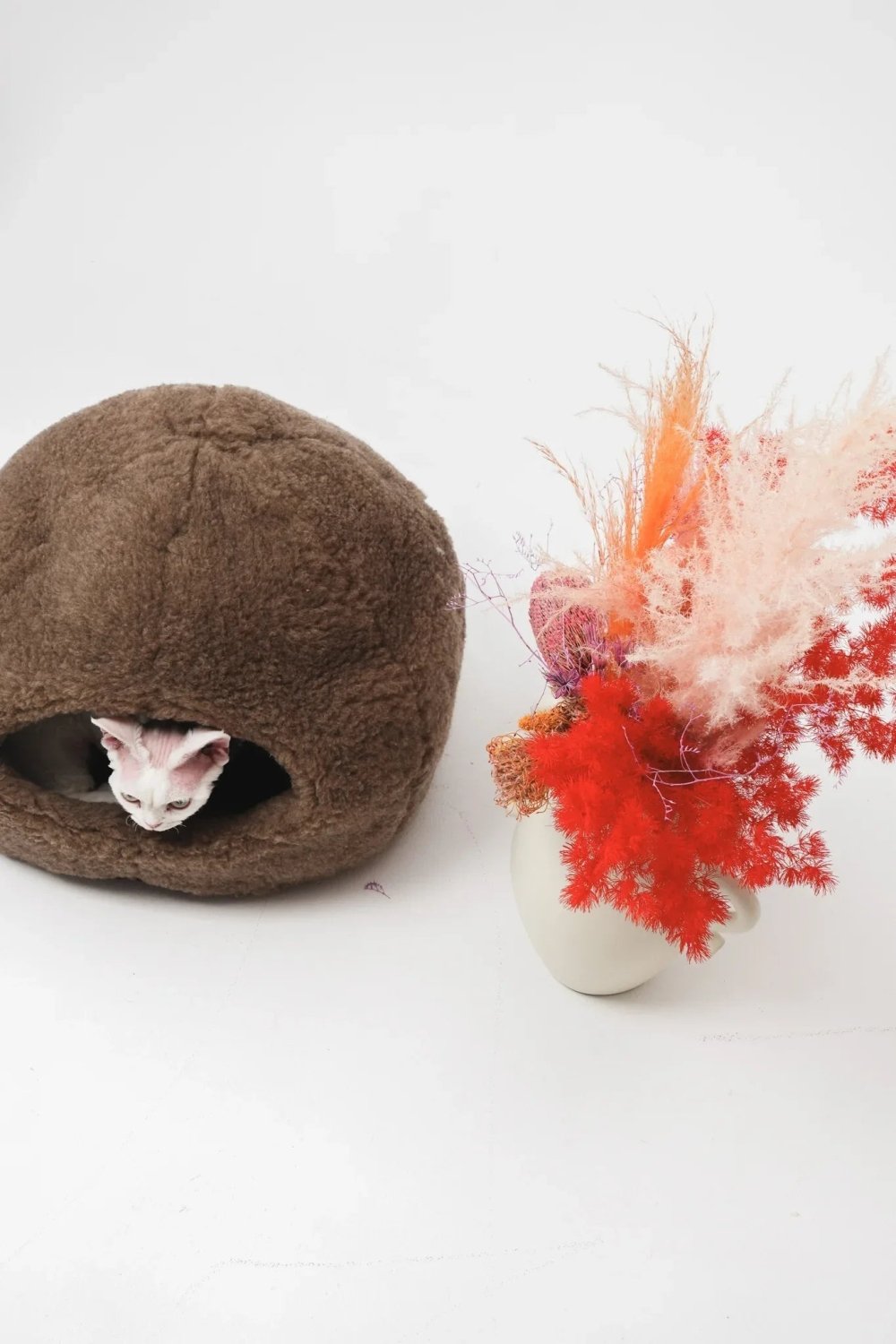 Nest Natural Sheepskin Pet Bed - Beige - Mio NEGOZIO 🌹💐MellowConceptStoreMellowConceptStore