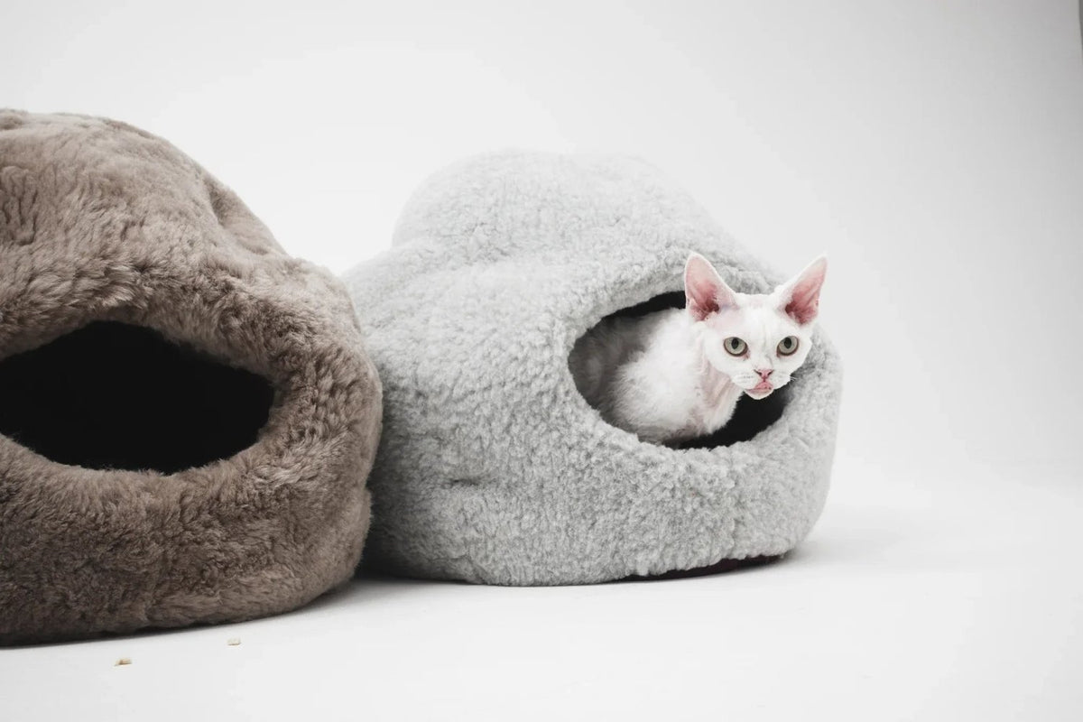 Nest Natural Woolen Pet Bed - Gray - Mio NEGOZIO 🌹💐MellowConceptStoreMellowConceptStore