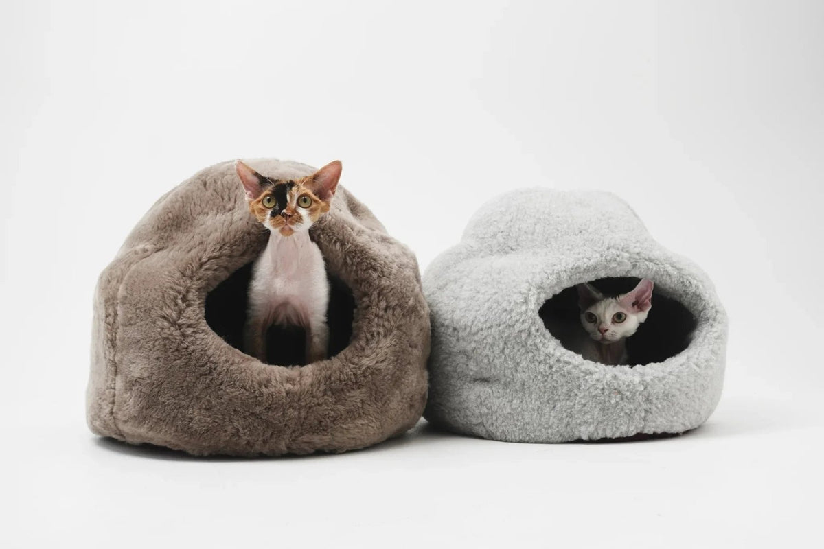 Nest Natural Woolen Pet Bed - Gray - Mio NEGOZIO 🌹💐MellowConceptStoreMellowConceptStore