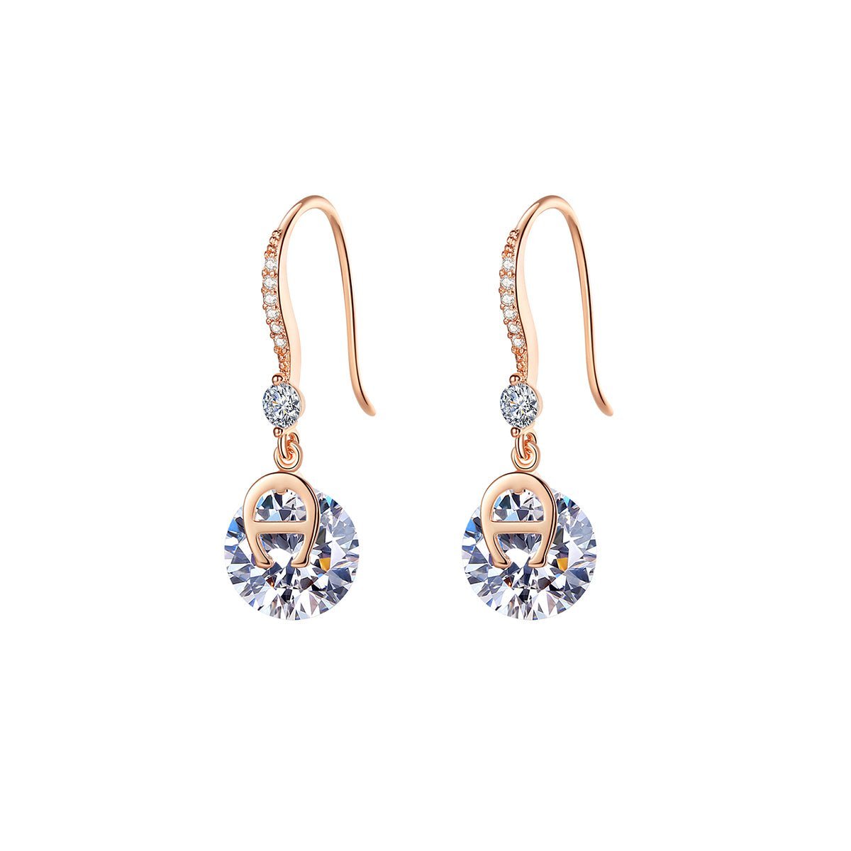 One Love Rose Gold Earrings-0